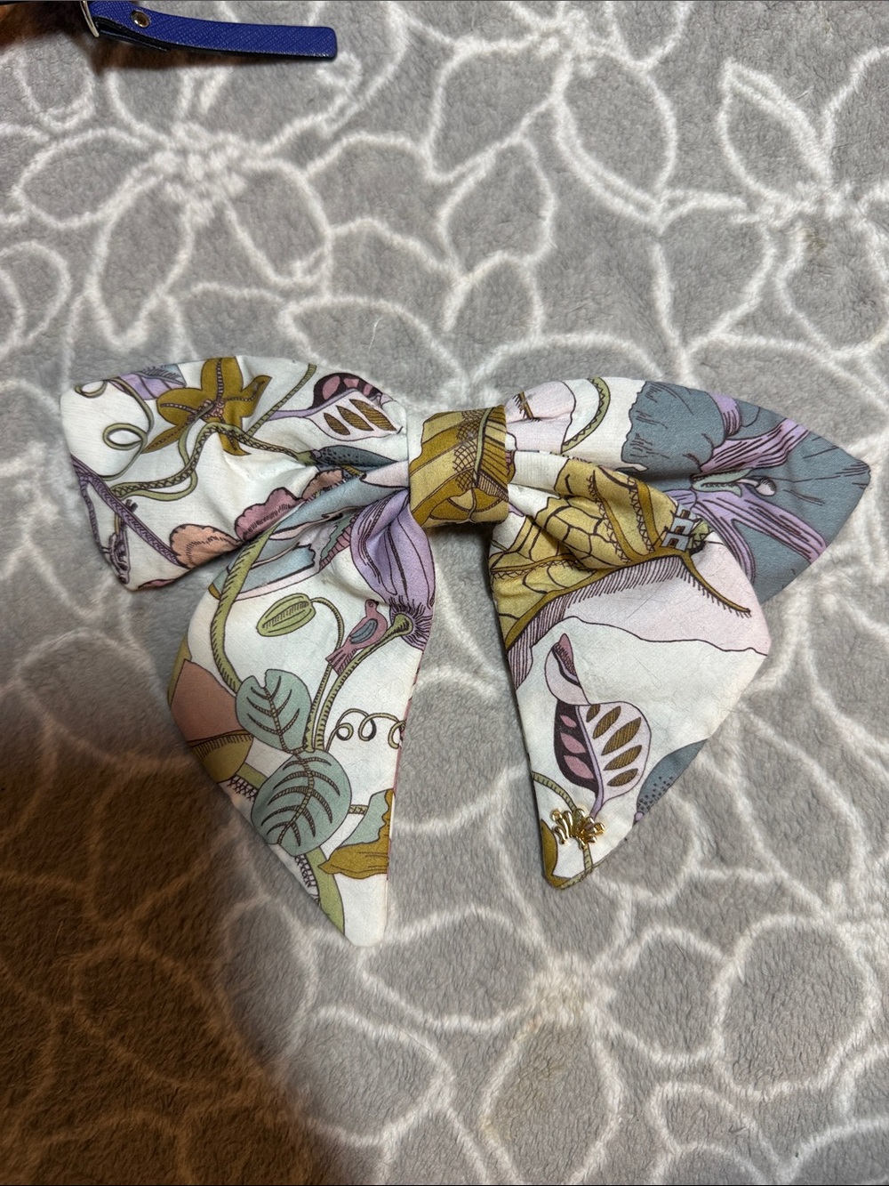 Lele Sadoughi Floral Bow Hair Clip - Multi-Color
